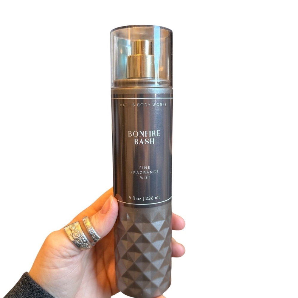 Bath & Body Works Bonfire Bash Mist - Gray and Gold